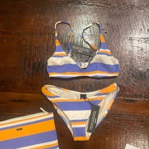 Brand New Triangl Bikini Swimsuit. Bottom size small. Top small ++